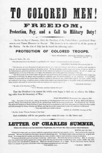 Freedmen Military Recruitment Poster1